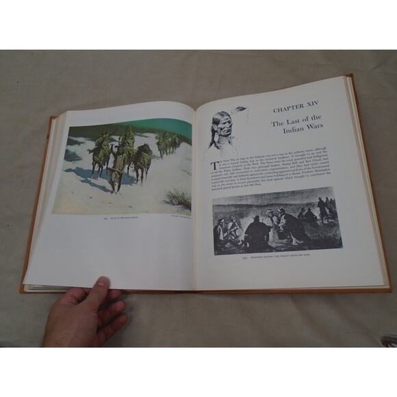 Vintage The Frederic Remington Book Limited Edition Leather Hardcover Western Ar - Picture 11 of 12